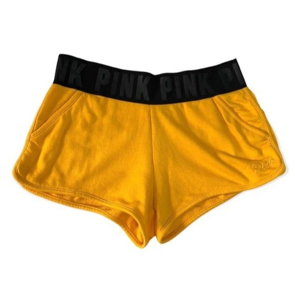 Victoria's Secret PINK Logo Band Varsity Shorts